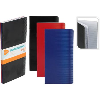 Jegyzetfüzet 16,4x8xm 3db