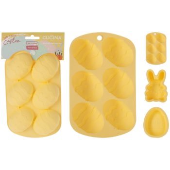 Húsvéti Szilikon Süteményforma 3 Féle Színben