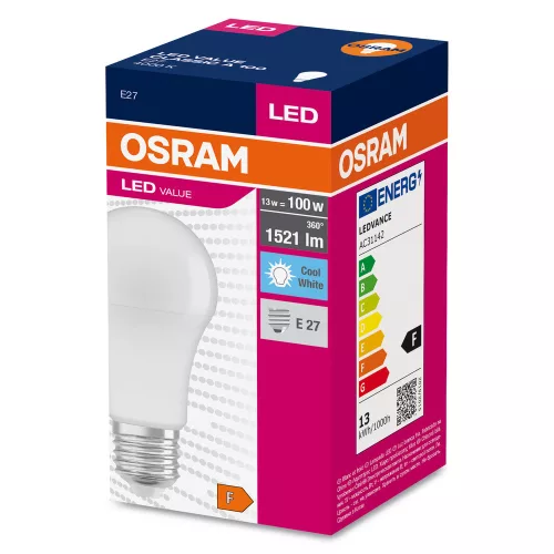 LEDVANCE LED VALUE CLASSIC A 100 FR 13 W/4000 K E27