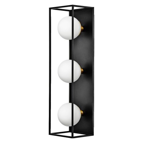 DECOR SQUARE 550X150IP44BK 3XG9 LEDV