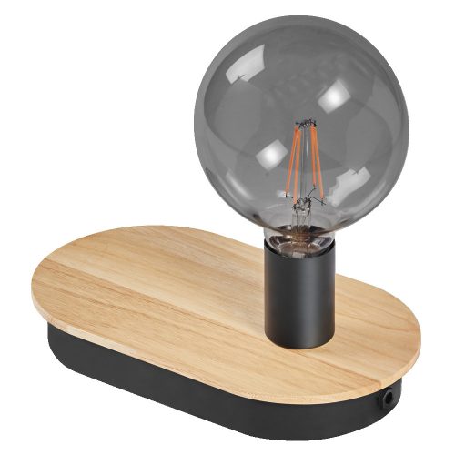 DECOR WOOD TABLE TOUCH BK WD E27 LEDV