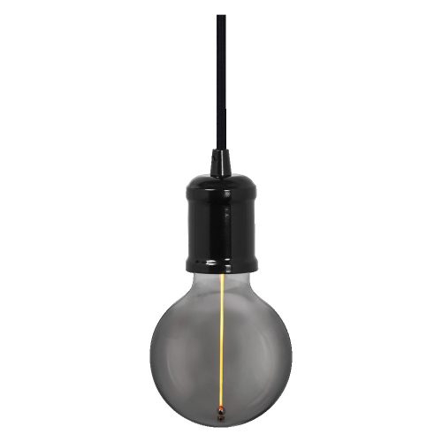 1906 PENDULUM BOBBIN E27 BK LEDV