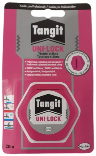 Tangit Unilock Csőmenettömítő Zsinór 20m