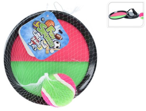 Tépőzáras Labdajáték 3 db 18.5 cm