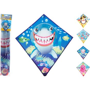 Szélsárkány 4 Vízi Állatos Mintával 105x27x595mm