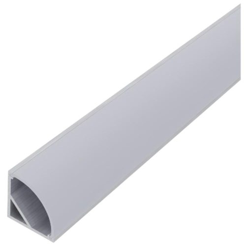 AVIDE Alu Profil "V" 15.8X15.8Mm Sarok Füstös Búrával 1M
