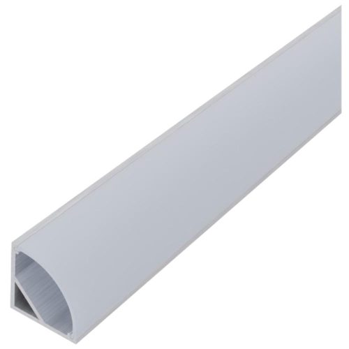AVIDE Alu Profil "V" 15.8X15.8Mm Sarok Opál Búrával 2M