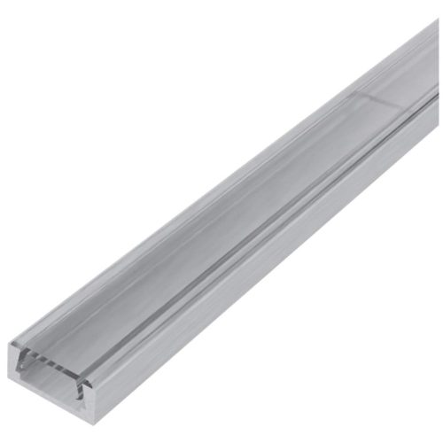 AVIDE Alu Profil "U" 15.9X7.8Mm Falon Kivüli Áttetsző Búrával 2M