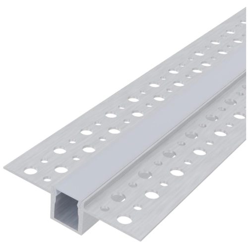 AVIDE Alu Profil "U" 52.5X13.3Mm Gipszkartonba Süllyeszhető Opál Búrával 1M