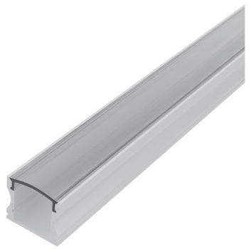   AVIDE Alu Profil "U" 17.2X14.4Mm Falon Kívüli Áttetsző Búrával 1M