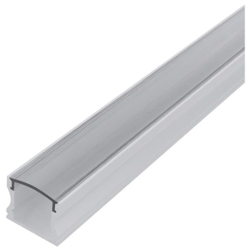 AVIDE Alu Profil "U" 17.2X14.4Mm Falon Kívüli Áttetsző Búrával 1M