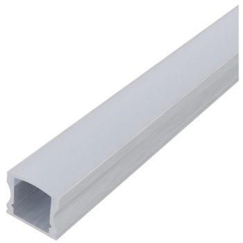   AVIDE Alu Profil "U" 17.2X14.4Mm Falon Kívüli Opál Búrával 1M