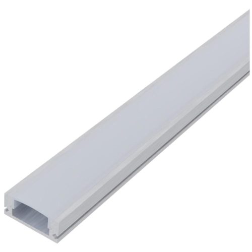 AVIDE Alu Profil "U" 17.4X7Mm Falon Kívüli Opál Búrával 1M