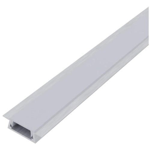AVIDE Alu Profil "U" 15.2X7.8Mm Süllyeszthető Füstös Búrával 1M