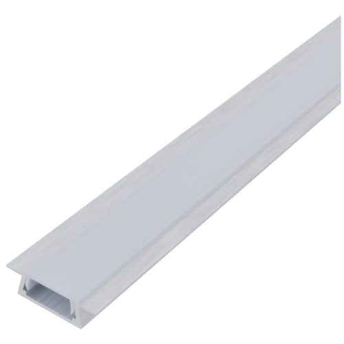 AVIDE Alu Profil "U" 15.2X7.8Mm Süllyeszthető Opál Búrával 1M
