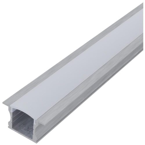 AVIDE Alu Profil "U" 24X14.2Mm Süllyeszhető Opál Búrával 1M