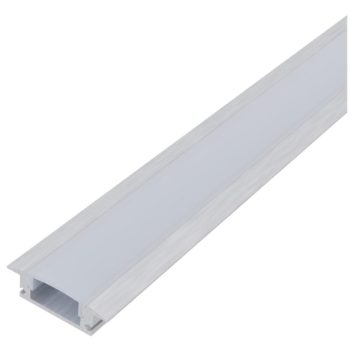   AVIDE Alu Profil "U" 24.7X7Mm Süllyeszthető Opál Búrával 1M