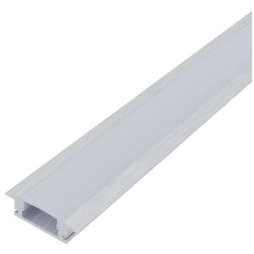 AVIDE Alu Profil "U" 24.7X7Mm Süllyeszthető Opál Búrával 1M