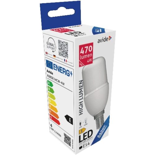 AVIDE Led Bright Stick Izzó T37 4W E14 Cw 6400K