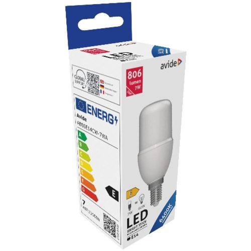 AVIDE Led Bright Stick Izzó T37 7W E14 Cw 6400K