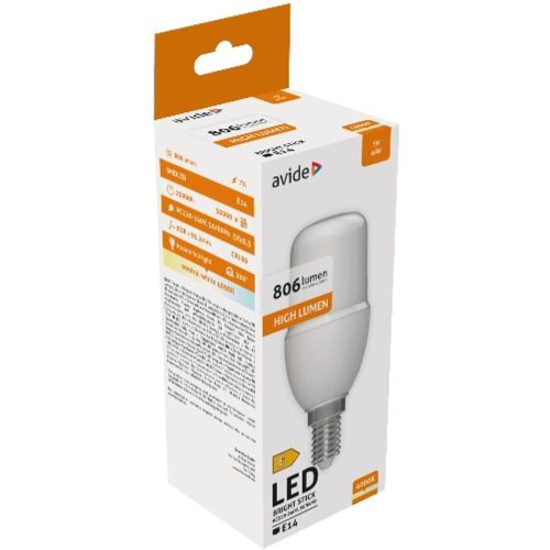 AVIDE Led Bright Stick Izzó T37 7W E14 Nw 4000K
