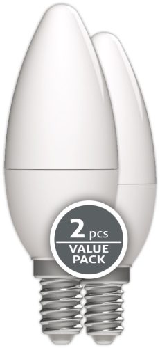 Avide LED gyertya Twin Pack 6.5W E14 meleg fehér 3000K