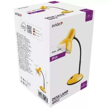 AVIDE Basic Asztali Lámpa Simple Sárga