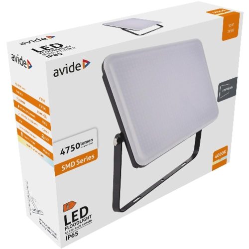 AVIDE Led Reflektor Slim Smd Keret Nélküli 50W Nw 4000K