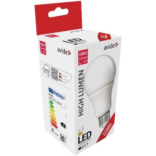 AVIDE Led Globe A70 16W E27 Ew 2700K
