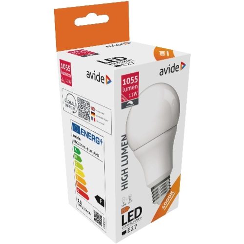 AVIDE Led Globe Fényerőszabályzós A60 11W E27 Nw 4000K