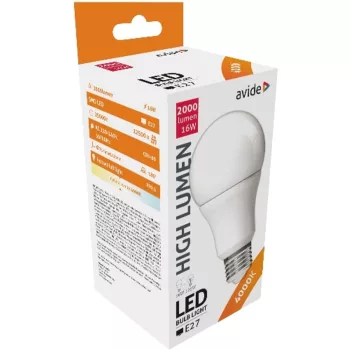 AVIDE Led Globe A70 16W E27 Nw 4000K