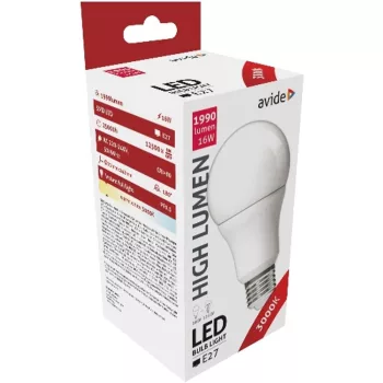 AVIDE Led Globe A70 16W E27 Ww 3000K