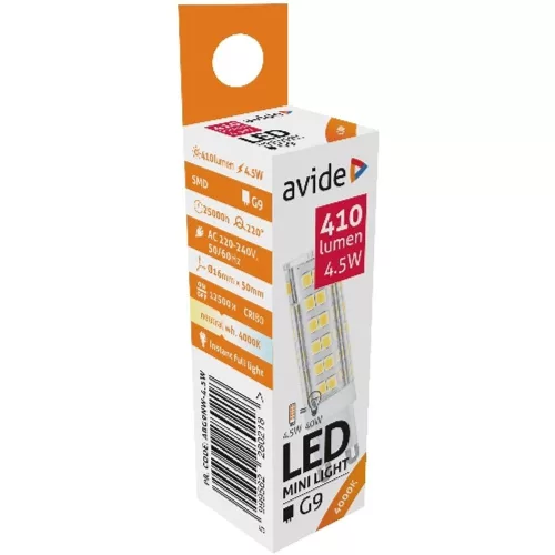 AVIDE Led 4.5W G9 Nw 4000K