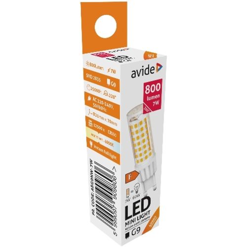 AVIDE Led 7W G9 Nw 4000K