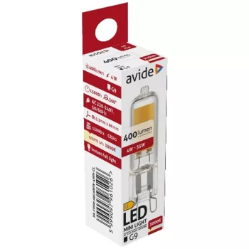 AVIDE Led 4W G9 Cob Ww 3000K