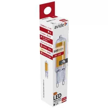 AVIDE Led 5W G9 Cob Ww 3000K Dimm.