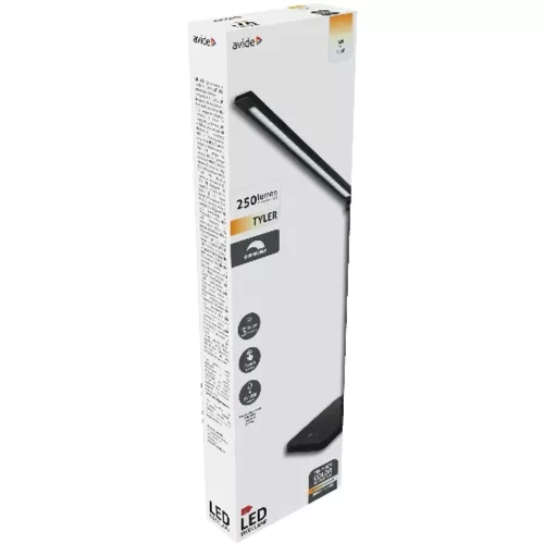 AVIDE Led Asztali Lámpa Tyler Fekete 6W