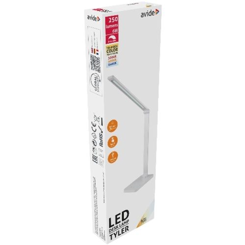AVIDE Led Asztali Lámpa Tyler Fehér 6W