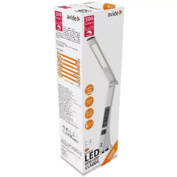   AVIDE Led Asztali Lámpa Üzleti Bőrhatású Claude Naptár Fehér 5W