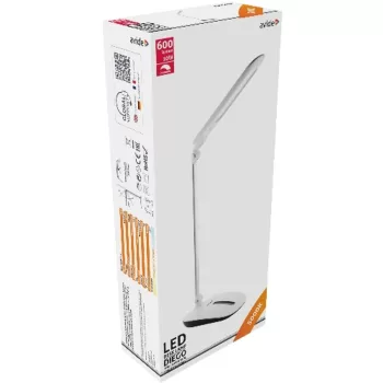   AVIDE Led Asztali Lámpa Érintésvezérelt Dimmer Fehér 10W