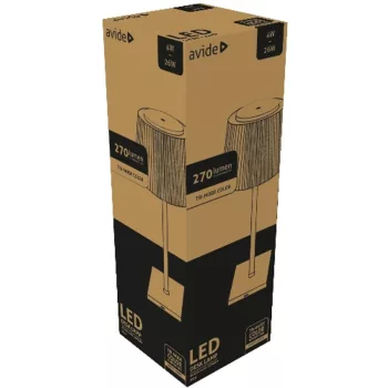 AVIDE Led Asztali Lámpa Feher Usb 4W