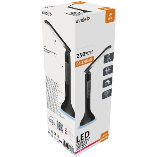 AVIDE Led Asztali Lámpa Rgb Naptár Fekete 4W