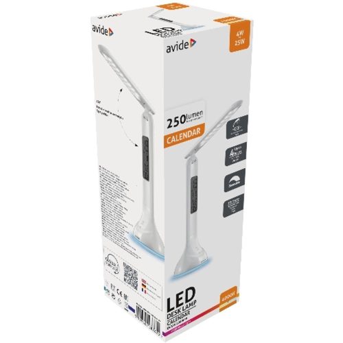 AVIDE Led Asztali Lámpa Rgb Naptár Fehér 4W