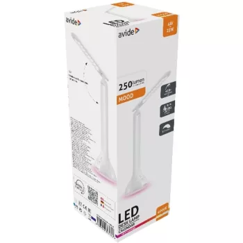 AVIDE Led Asztali Lámpa Rgb Hangulatvilágítás Fehér 4W