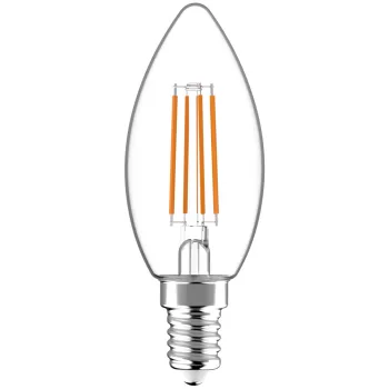   Avide LED Filament gyertya 4.5W E14 természetes fehér 4000K