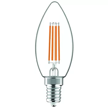   Avide LED Filament gyertya 4.9W E14 természetes fehér 4000K Super High Lumen