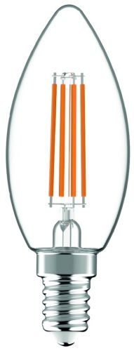 Avide LED Filament gyertya 4.9W E14 természetes fehér 4000K Super High Lumen