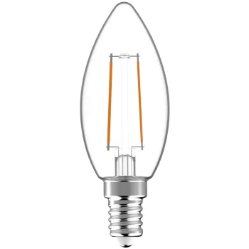 Avide LED Filament gyertya 2.5W E14 meleg fehér 2700K