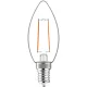 Avide LED Filament gyertya 2.5W E14 meleg fehér 2700K