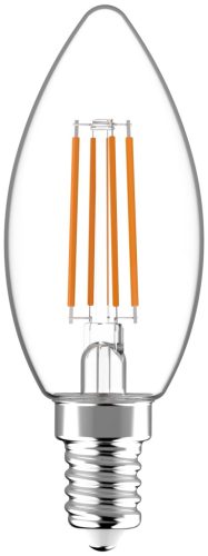 Avide LED Filament gyertya 6.5W E14 meleg fehér 2700K High Lumen